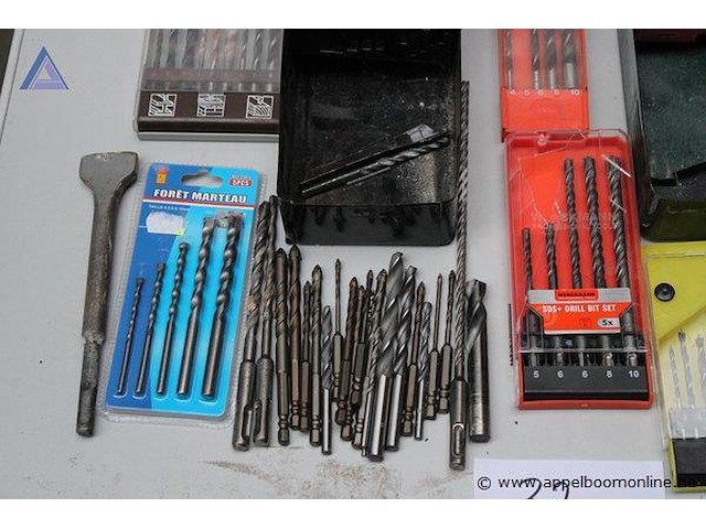 O.a. set metaalboren - diverse maten set houtboren - diverse maten set steenboren - diverse maten set boorhouders - diverse maten losse boren - diverse maten - afbeelding 2 van  4