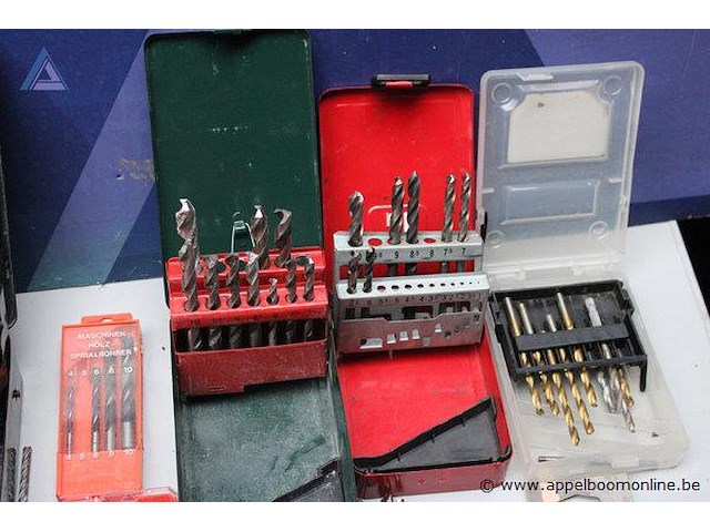 O.a. set metaalboren - diverse maten set houtboren - diverse maten set steenboren - diverse maten set boorhouders - diverse maten losse boren - diverse maten - afbeelding 4 van  4