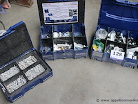 O.a. set opbergkoffers met bevestigingsmaterialen opbergkoffer met schroeven opbergkoffer met pluggen opbergkoffer met diversen - afbeelding 3 van  4