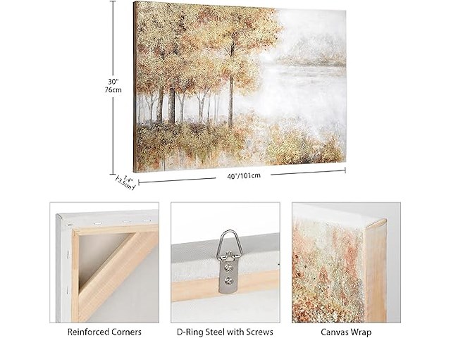 Oairse muurschildering (101 cm x 76 cm) - afbeelding 3 van  3