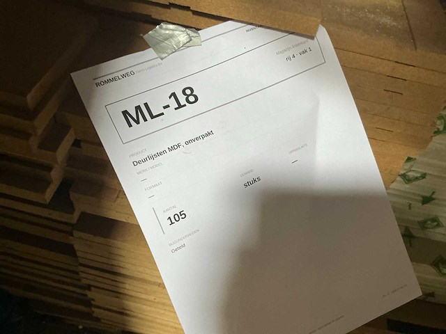 Oak veneer architrave partij deurlijsten (250x) - afbeelding 6 van  6