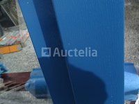 Ob blauw/wit pvc-frame (met geïntegreerde beugels)