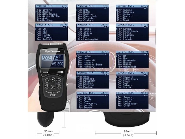 Obd2 auto scanner - afbeelding 2 van  2