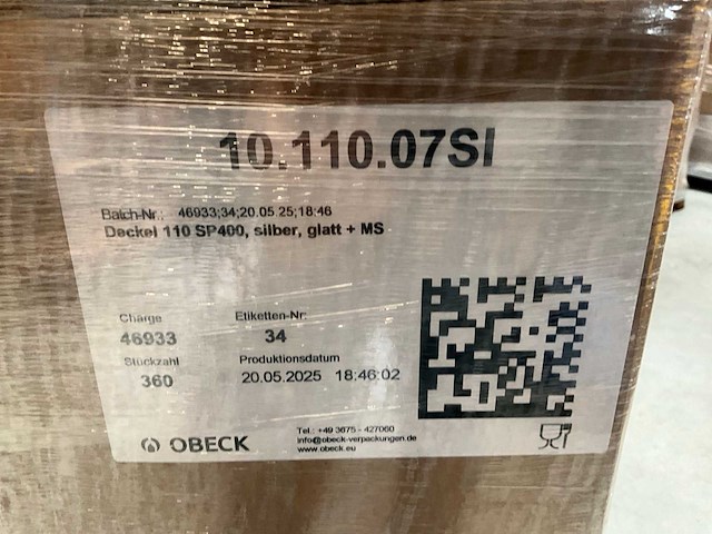 Obeck diverse deksels - afbeelding 7 van  11