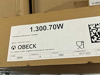 Obeck dose 100 sp400 pet rood transparant 2000ml (7968x) - afbeelding 2 van  7