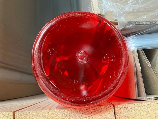 Obeck dose 100 sp400 pet rood transparant 2000ml (7968x) - afbeelding 2 van  4