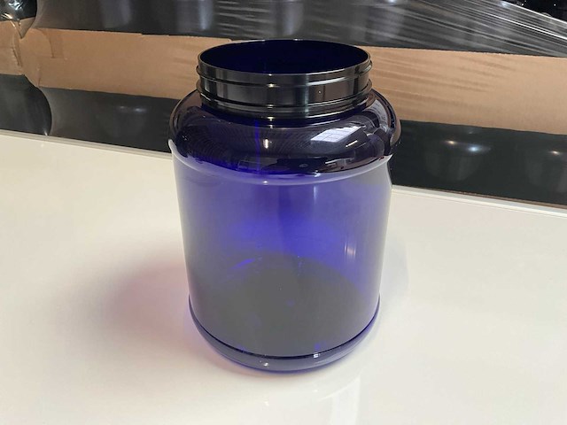 Obeck jumbo jar pet blauw transparant 3000ml (1078x) - afbeelding 1 van  5