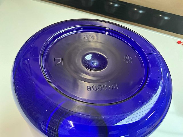 Obeck jumbo jar pet blauw transparant 3000ml (250x) - afbeelding 2 van  4