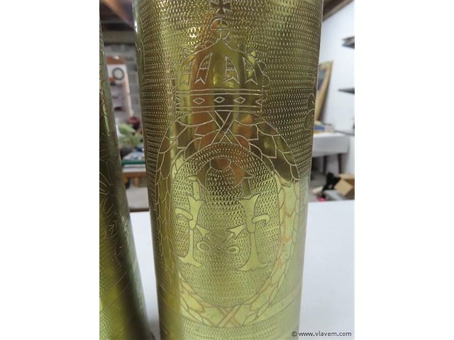 Obus bewerkt 2 stuks - afbeelding 3 van  5