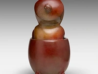Odile kinart (1945), bathing figure, patinated bronze 38 cm. (14.96 in.) - afbeelding 4 van  6