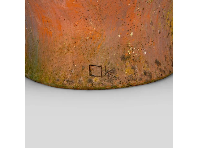 Odile kinart (1945), terracotta head 30 cm. (11.81 in.) - afbeelding 7 van  7