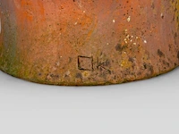 Odile kinart (1945), terracotta head 30 cm. (11.81 in.) - afbeelding 7 van  7