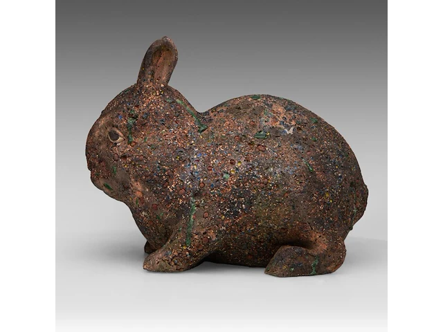 Odile kinart (1945), three rabbits, terracotta smallest: 32 x 40 cm. (12.59 x 15 3/4 in.), tallest: 47 x 55 cm. (18 1/2 x 21.64 in.) - afbeelding 2 van  19