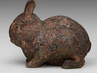 Odile kinart (1945), three rabbits, terracotta smallest: 32 x 40 cm. (12.59 x 15 3/4 in.), tallest: 47 x 55 cm. (18 1/2 x 21.64 in.) - afbeelding 2 van  19