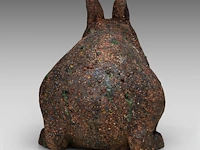 Odile kinart (1945), three rabbits, terracotta smallest: 32 x 40 cm. (12.59 x 15 3/4 in.), tallest: 47 x 55 cm. (18 1/2 x 21.64 in.) - afbeelding 3 van  19