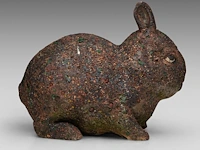 Odile kinart (1945), three rabbits, terracotta smallest: 32 x 40 cm. (12.59 x 15 3/4 in.), tallest: 47 x 55 cm. (18 1/2 x 21.64 in.) - afbeelding 4 van  19