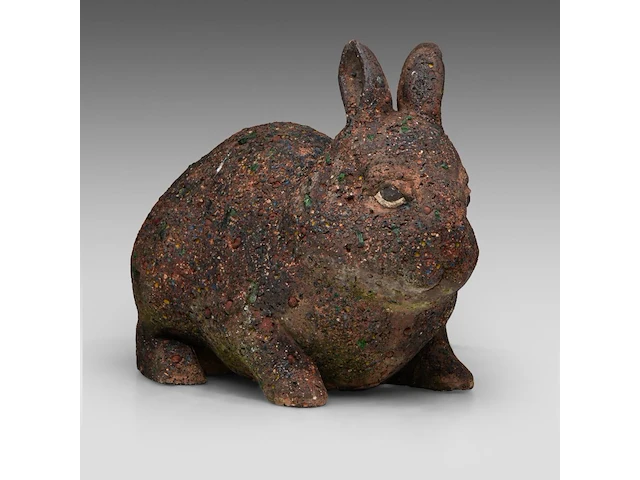 Odile kinart (1945), three rabbits, terracotta smallest: 32 x 40 cm. (12.59 x 15 3/4 in.), tallest: 47 x 55 cm. (18 1/2 x 21.64 in.) - afbeelding 5 van  19