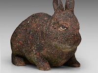 Odile kinart (1945), three rabbits, terracotta smallest: 32 x 40 cm. (12.59 x 15 3/4 in.), tallest: 47 x 55 cm. (18 1/2 x 21.64 in.) - afbeelding 5 van  19