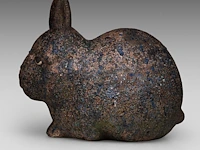 Odile kinart (1945), three rabbits, terracotta smallest: 32 x 40 cm. (12.59 x 15 3/4 in.), tallest: 47 x 55 cm. (18 1/2 x 21.64 in.) - afbeelding 8 van  19