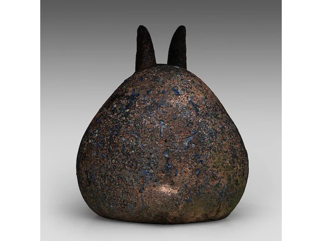 Odile kinart (1945), three rabbits, terracotta smallest: 32 x 40 cm. (12.59 x 15 3/4 in.), tallest: 47 x 55 cm. (18 1/2 x 21.64 in.) - afbeelding 9 van  19