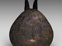 Odile kinart (1945), three rabbits, terracotta smallest: 32 x 40 cm. (12.59 x 15 3/4 in.), tallest: 47 x 55 cm. (18 1/2 x 21.64 in.) - afbeelding 9 van  19