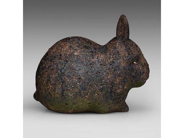 Odile kinart (1945), three rabbits, terracotta smallest: 32 x 40 cm. (12.59 x 15 3/4 in.), tallest: 47 x 55 cm. (18 1/2 x 21.64 in.) - afbeelding 10 van  19