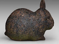 Odile kinart (1945), three rabbits, terracotta smallest: 32 x 40 cm. (12.59 x 15 3/4 in.), tallest: 47 x 55 cm. (18 1/2 x 21.64 in.) - afbeelding 10 van  19