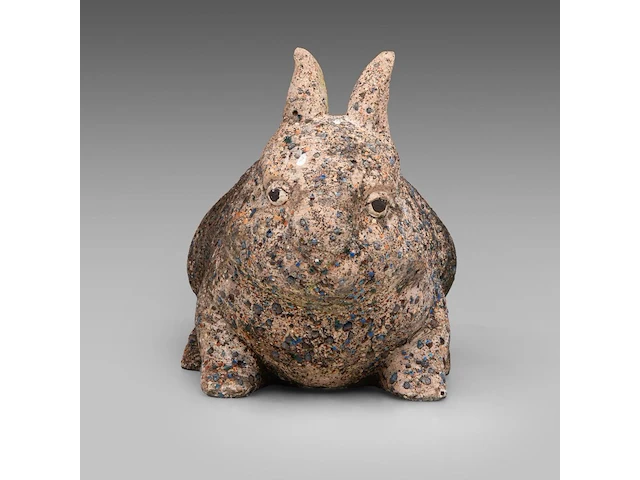 Odile kinart (1945), three rabbits, terracotta smallest: 32 x 40 cm. (12.59 x 15 3/4 in.), tallest: 47 x 55 cm. (18 1/2 x 21.64 in.) - afbeelding 13 van  19