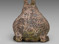 Odile kinart (1945), three rabbits, terracotta smallest: 32 x 40 cm. (12.59 x 15 3/4 in.), tallest: 47 x 55 cm. (18 1/2 x 21.64 in.) - afbeelding 15 van  19