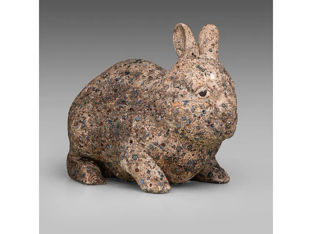 Odile kinart (1945), three rabbits, terracotta smallest: 32 x 40 cm. (12.59 x 15 3/4 in.), tallest: 47 x 55 cm. (18 1/2 x 21.64 in.) - afbeelding 17 van  19