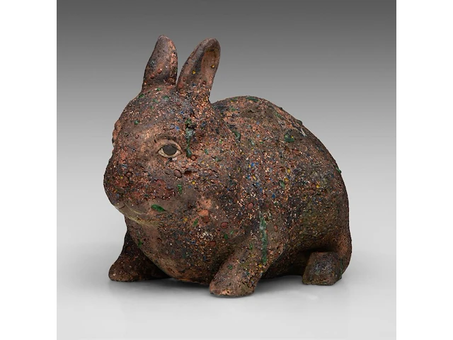 Odile kinart (1945), three rabbits, terracotta smallest: 32 x 40 cm. (12.59 x 15 3/4 in.), tallest: 47 x 55 cm. (18 1/2 x 21.64 in.) - afbeelding 18 van  19