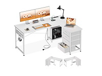 Odk hoekbureau met 4 laden, 135×100 cm - afbeelding 1 van  3