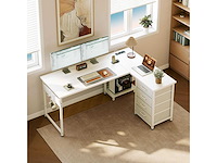 Odk hoekbureau met 4 laden, 135×100 cm - afbeelding 2 van  3