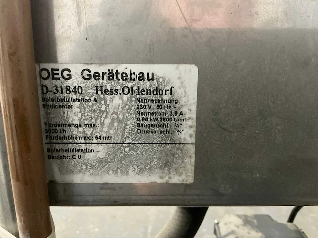 Oeg geratebau d-31840 vul- en spoelstation (2x) - afbeelding 5 van  8