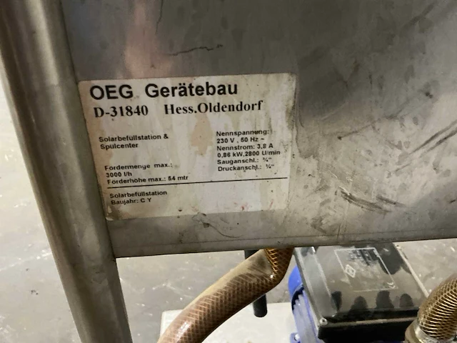 Oeg geratebau d-31840 vul- en spoelstation (2x) - afbeelding 8 van  8