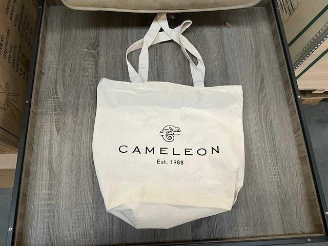 Oeko-tex katoenen draagtas (80x) - afbeelding 1 van  3