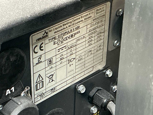 Oerlikon citopuls ii 420 mig lasapparaat - afbeelding 9 van  23