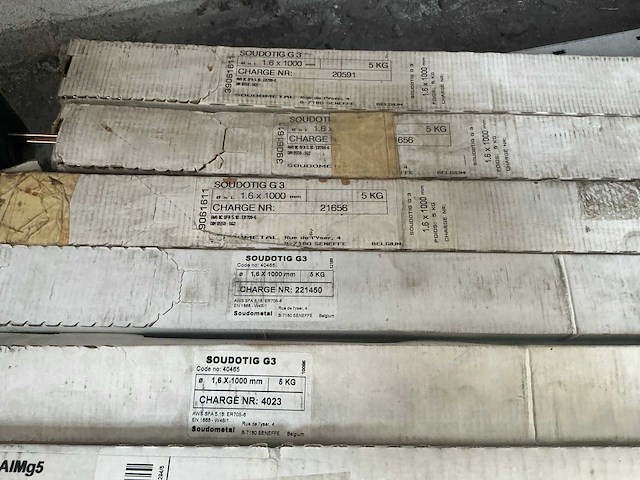 Oerlikon / soudatig alurod amg5 / g3 tig-lasstaven (7x) - afbeelding 3 van  5
