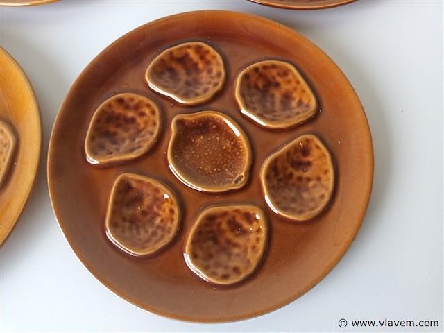 Oesterborden. 5 stuks - afbeelding 2 van  4