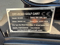 Off-road golf car - nieuw - gc42s - afbeelding 32 van  38