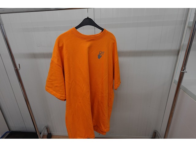 Off white t-shirt kleedje - afbeelding 1 van  3