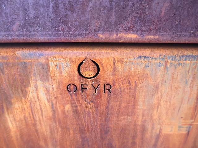 Ofyr kamado table corten 75 pro + bbq - afbeelding 3 van  13
