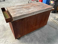 Ofyr verrijdbaar cortenstaal keukeneiland/bbq bijzet/werktafel - afbeelding 9 van  11