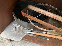 Ofyr verrijdbare cortenstaal bbq - afbeelding 5 van  7