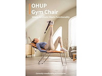 Ohup - ohup fitness stoel-pilates - design stoel met weerstand rekken-nieuw - training bench - afbeelding 4 van  7