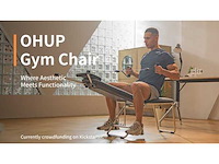 Ohup - ohup fitness stoel-pilates - design stoel met weerstand rekken-nieuw - training bench - afbeelding 7 van  7