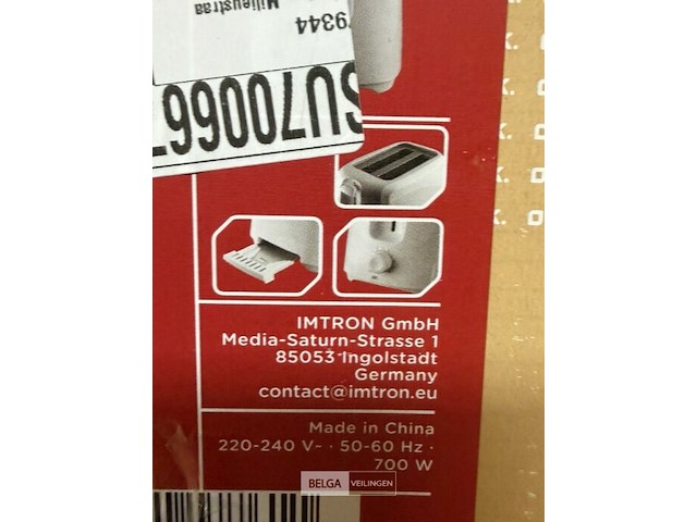 Ok. toaster wit - afbeelding 2 van  2