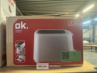 Ok. toaster wit - afbeelding 1 van  3