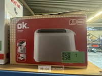 Ok. toaster wit - afbeelding 2 van  3