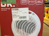 Ok. ventilator wit 2000w - afbeelding 1 van  2